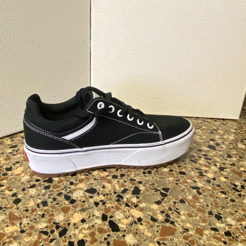 Vans Black and White Women's Sneakers